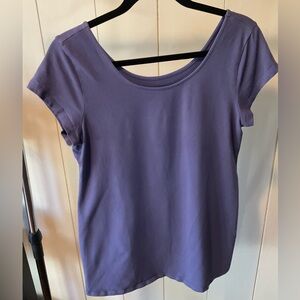 Thyme Lavender Short Sleeve Women's Top